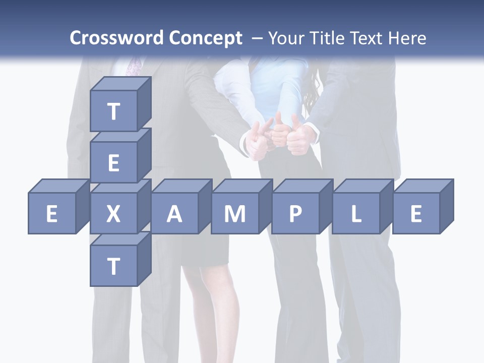 Gesture Businessman Teamwork PowerPoint Template