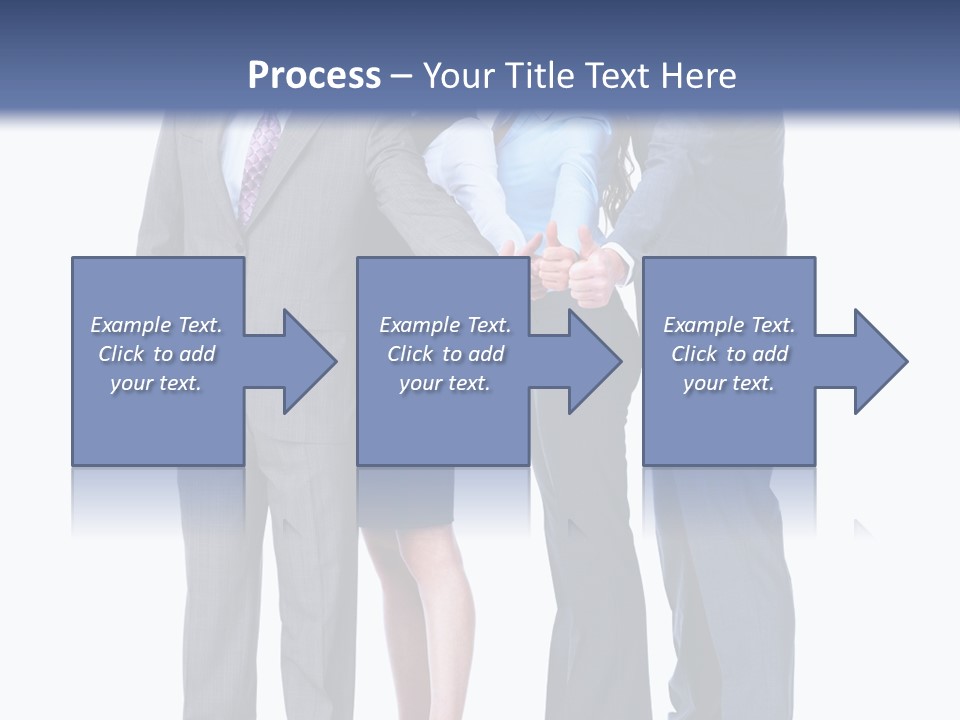 Gesture Businessman Teamwork PowerPoint Template