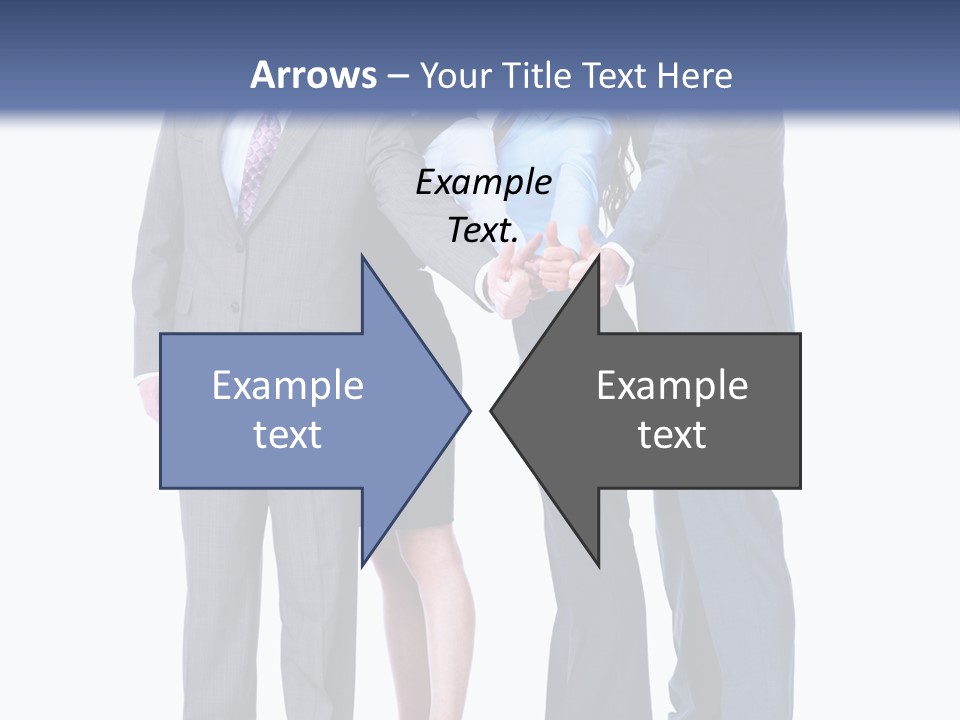 Gesture Businessman Teamwork PowerPoint Template