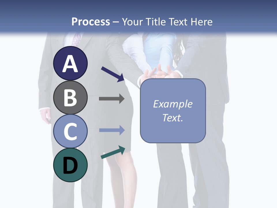 Gesture Businessman Teamwork PowerPoint Template