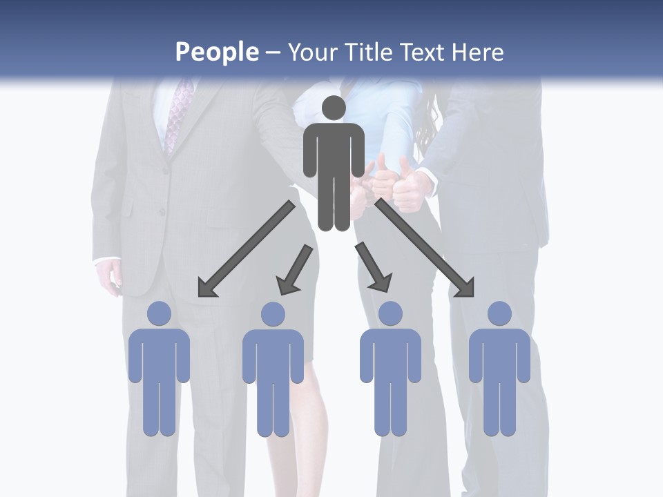 Gesture Businessman Teamwork PowerPoint Template