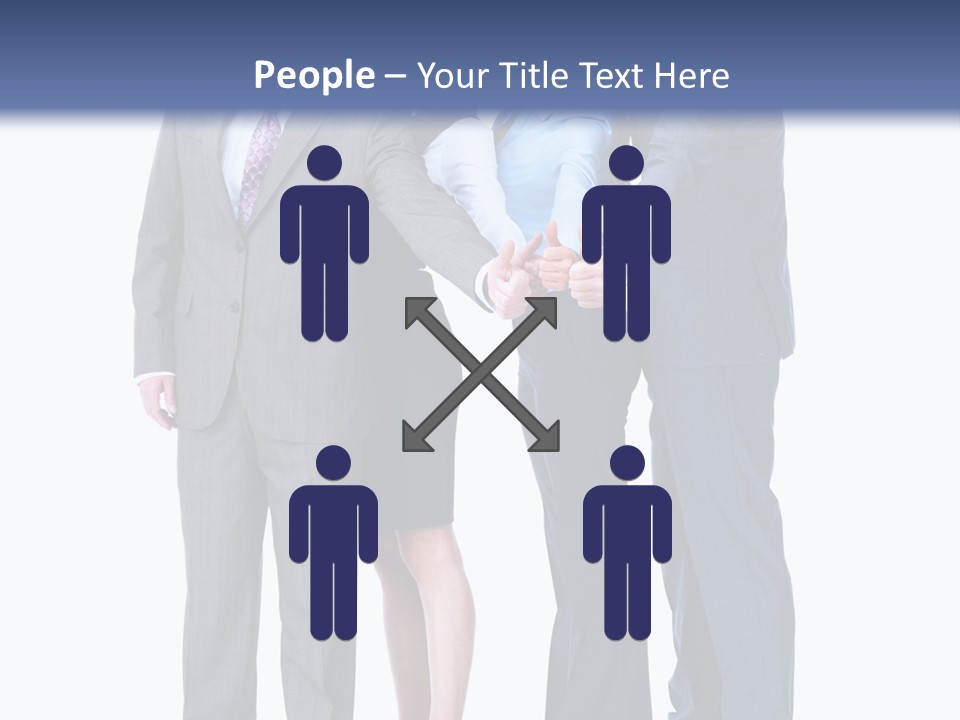 Gesture Businessman Teamwork PowerPoint Template