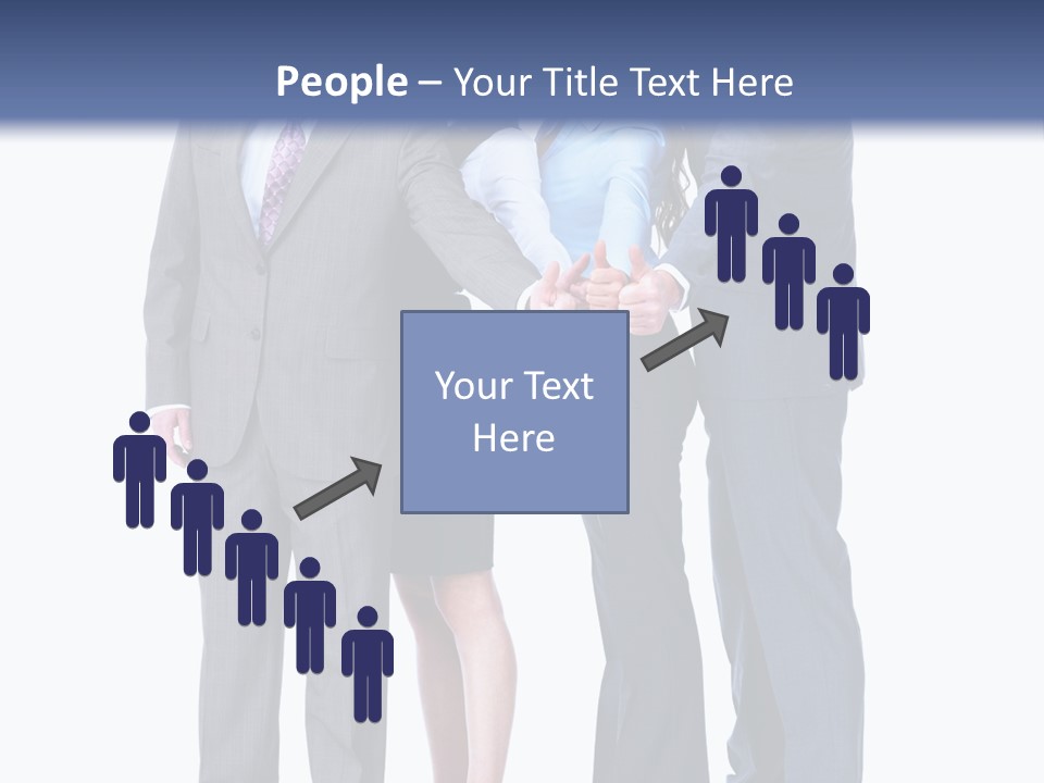 Gesture Businessman Teamwork PowerPoint Template