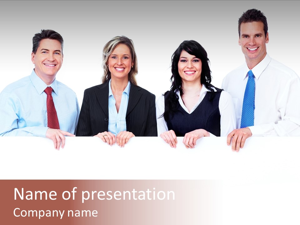 Businesswoman Women Society PowerPoint Template