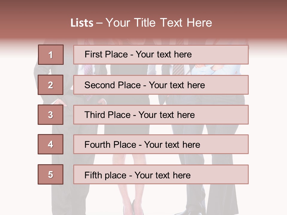 Manager Successful People PowerPoint Template