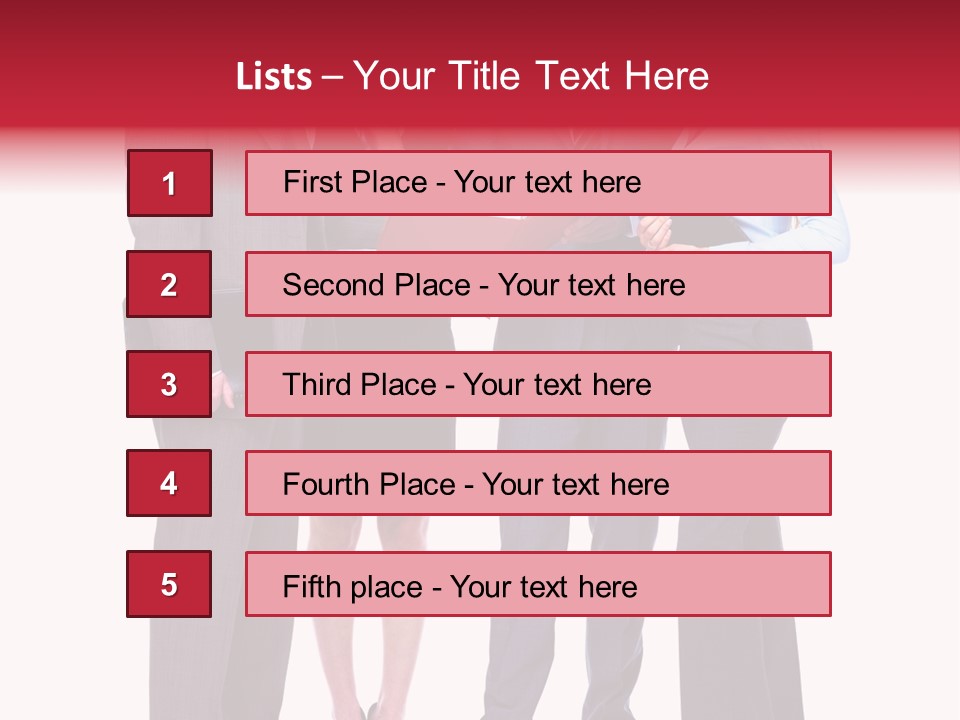 People Folder Boss PowerPoint Template