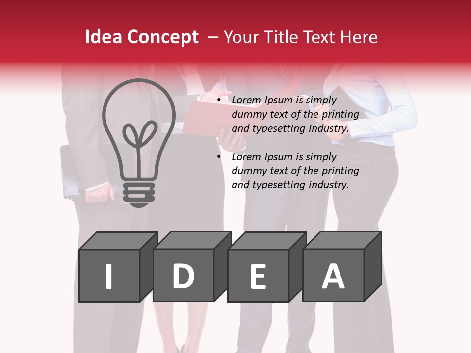 People Folder Boss PowerPoint Template