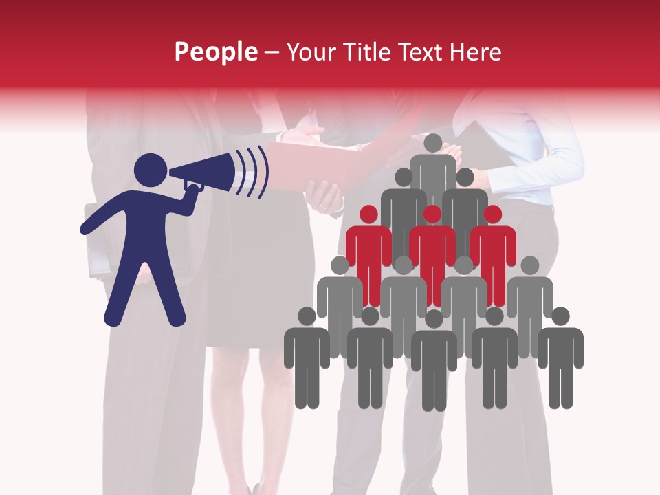 People Folder Boss PowerPoint Template