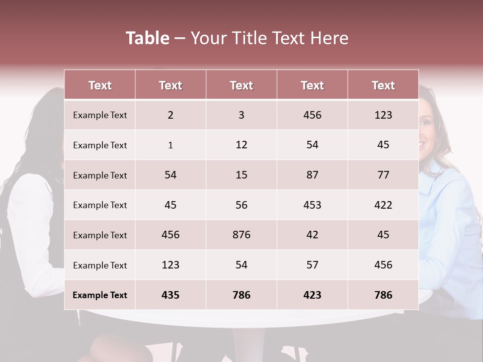 Interaction Smiling Worker PowerPoint Template
