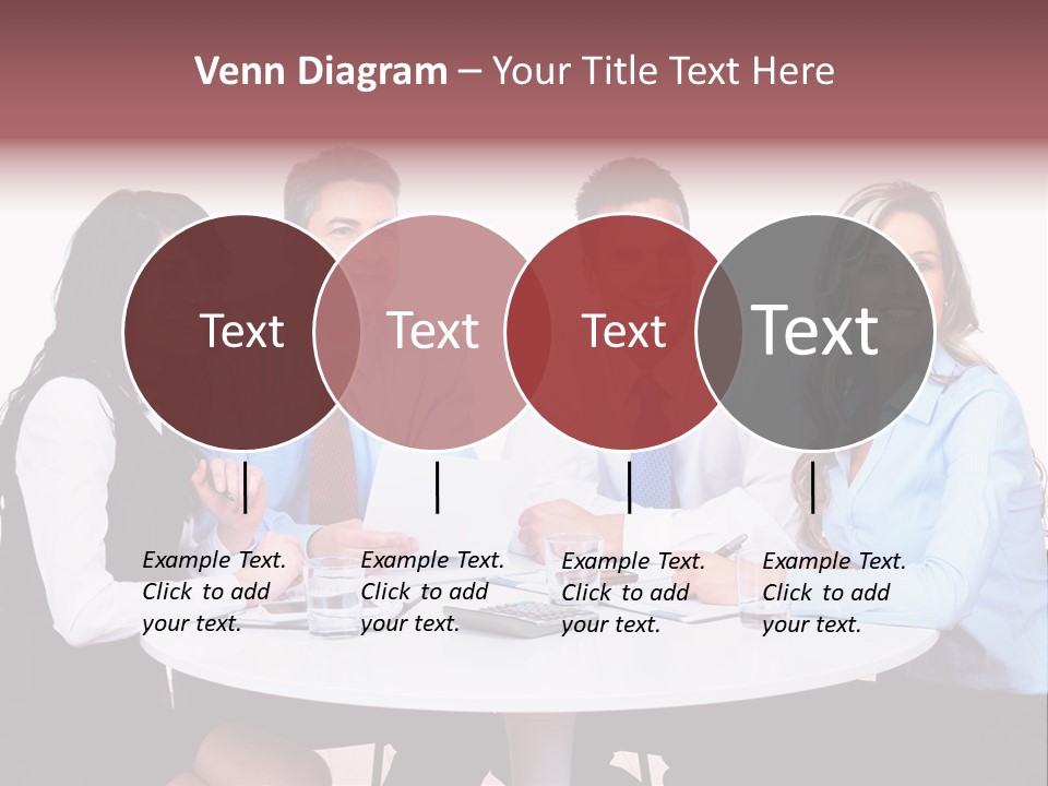 Interaction Smiling Worker PowerPoint Template