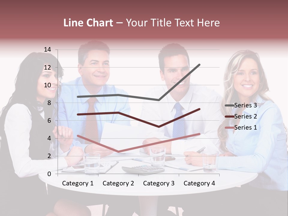 Interaction Smiling Worker PowerPoint Template