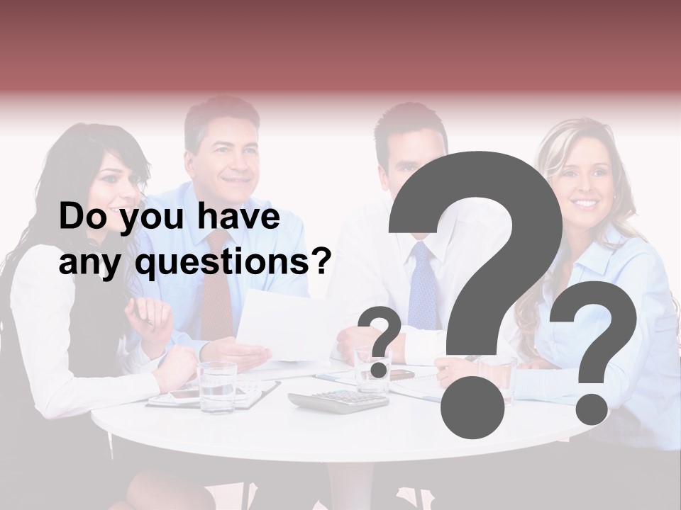 Interaction Smiling Worker PowerPoint Template