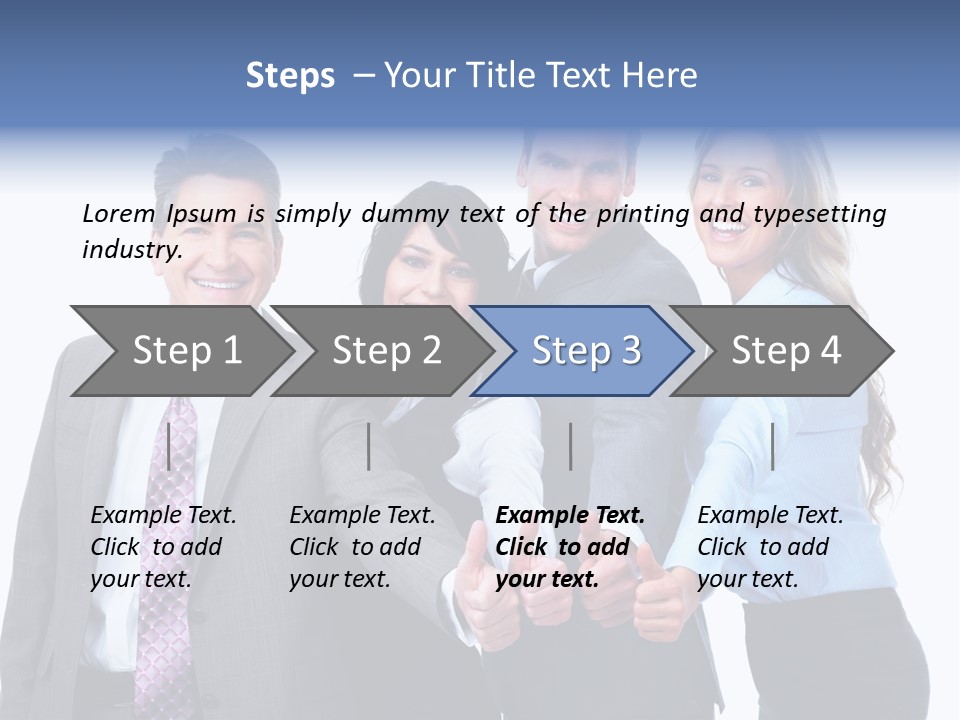 Hand Formal Company PowerPoint Template