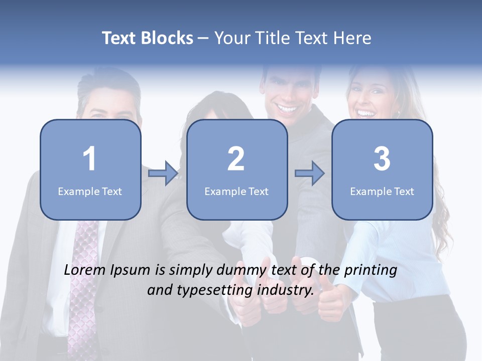 Hand Formal Company PowerPoint Template
