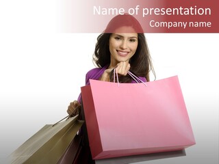 Pink Female Fancy PowerPoint Template