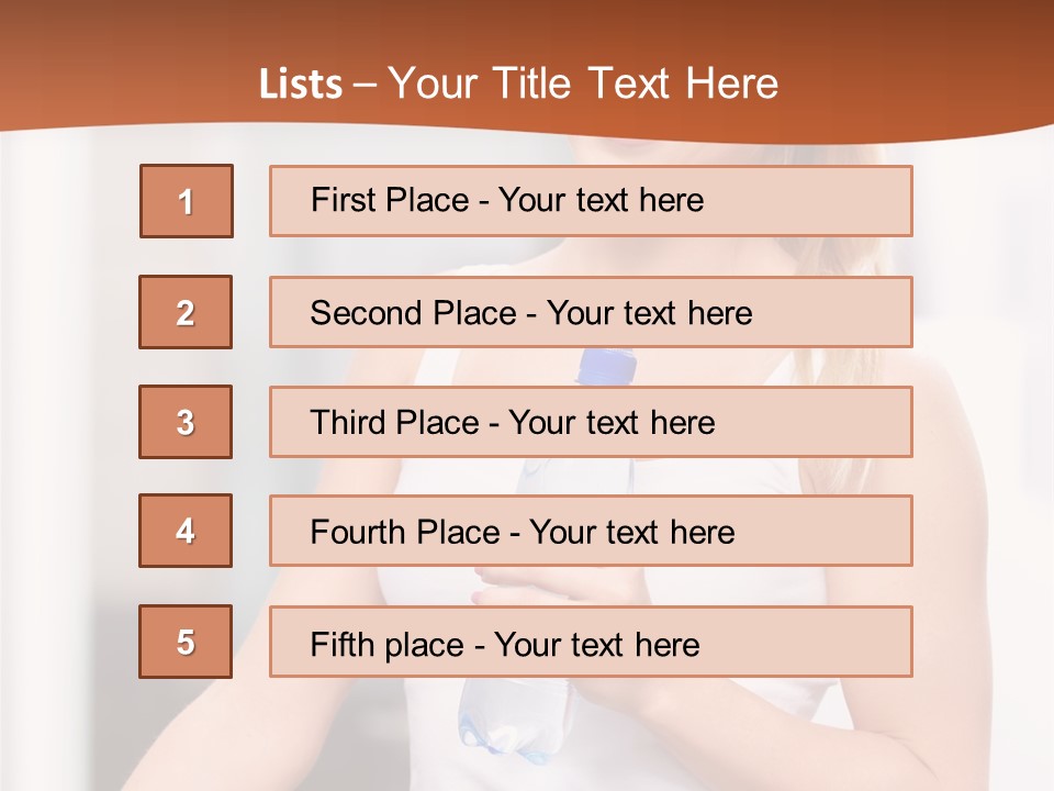 Lifestyles Sports Young PowerPoint Template