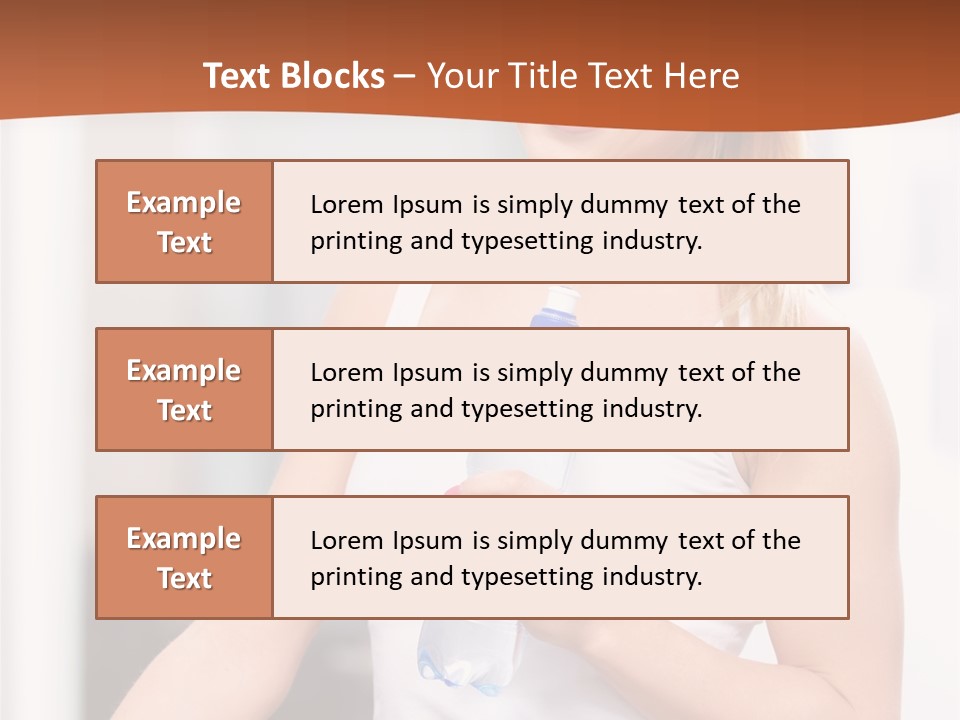 Lifestyles Sports Young PowerPoint Template