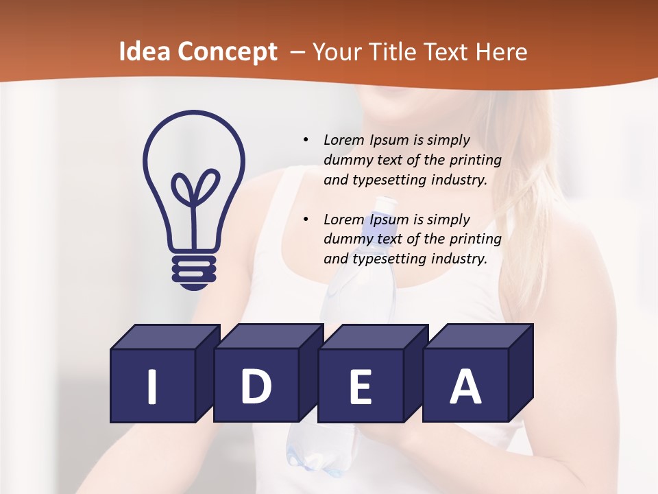 Lifestyles Sports Young PowerPoint Template