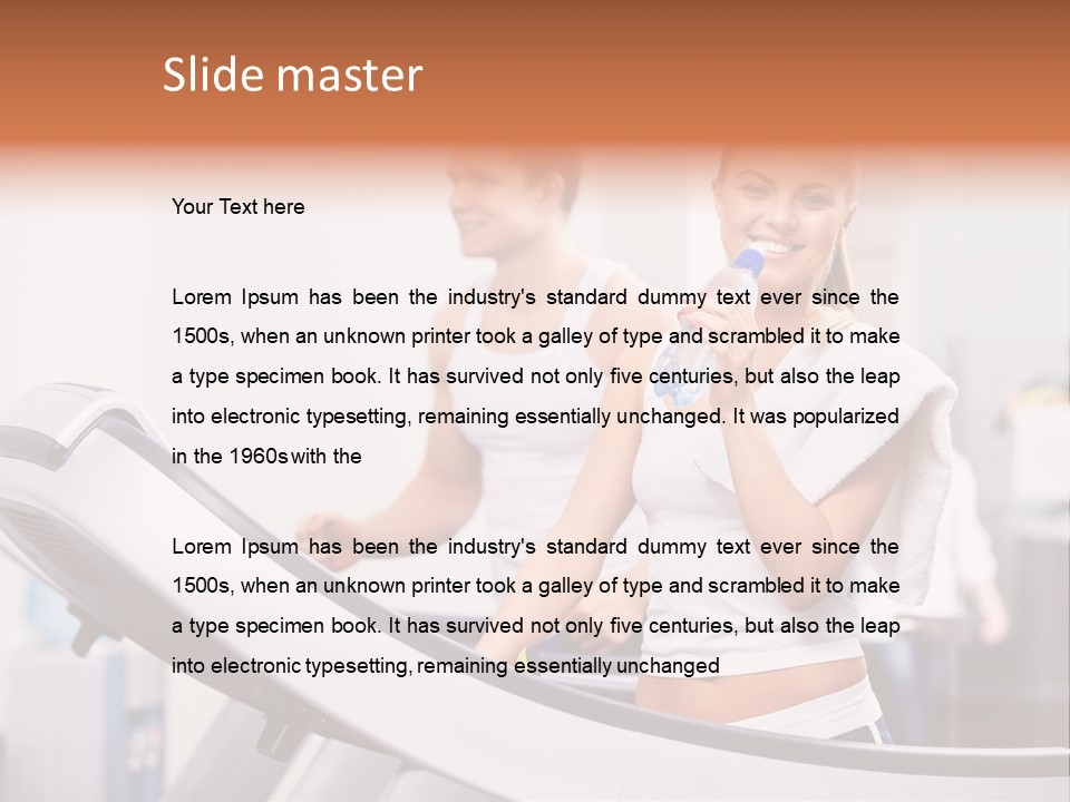 Care Healthy Smiling PowerPoint Template