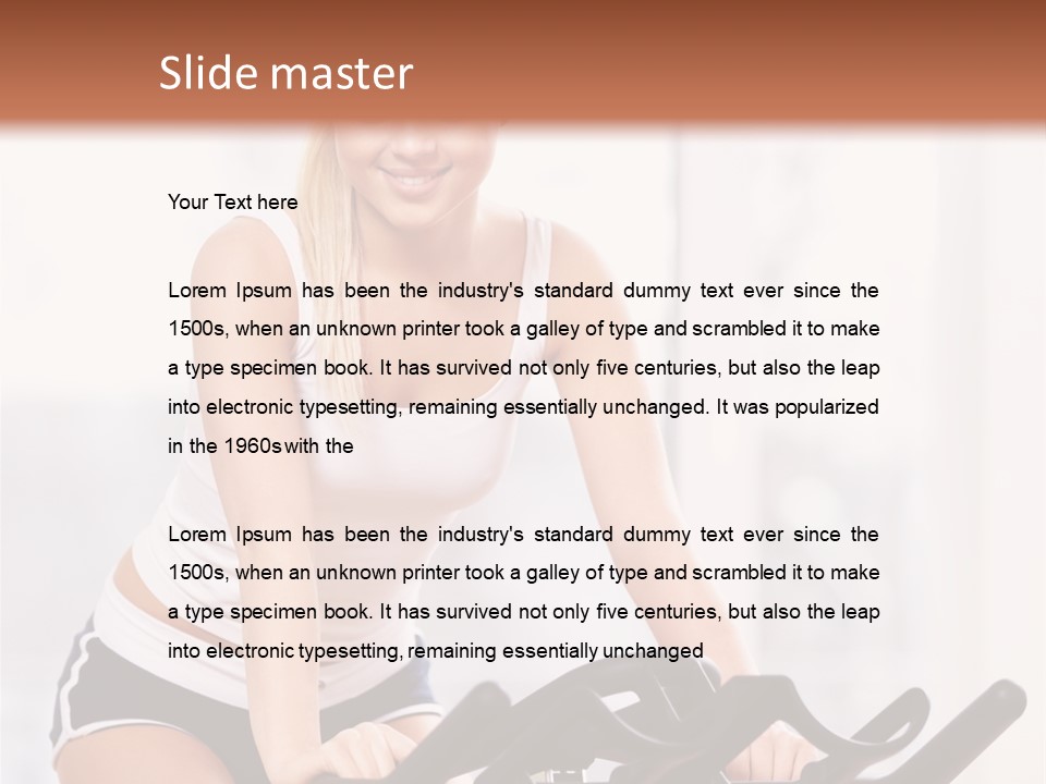 Person Smiling Caucasian PowerPoint Template