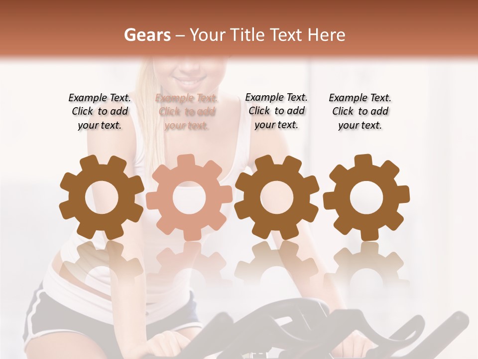 Person Smiling Caucasian PowerPoint Template