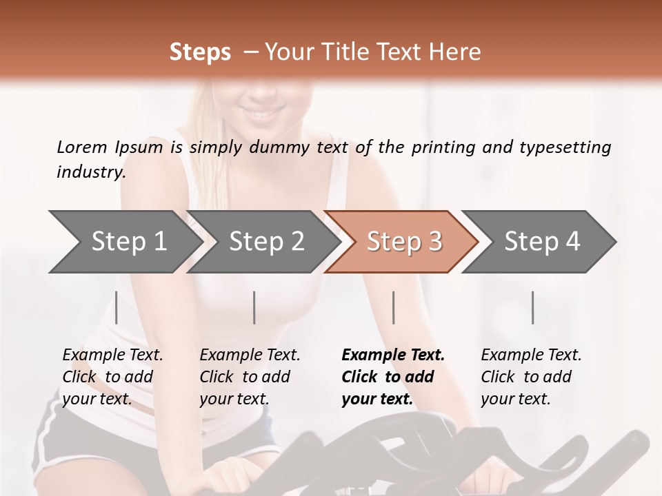 Person Smiling Caucasian PowerPoint Template