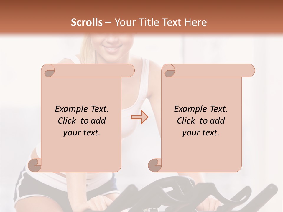 Person Smiling Caucasian PowerPoint Template