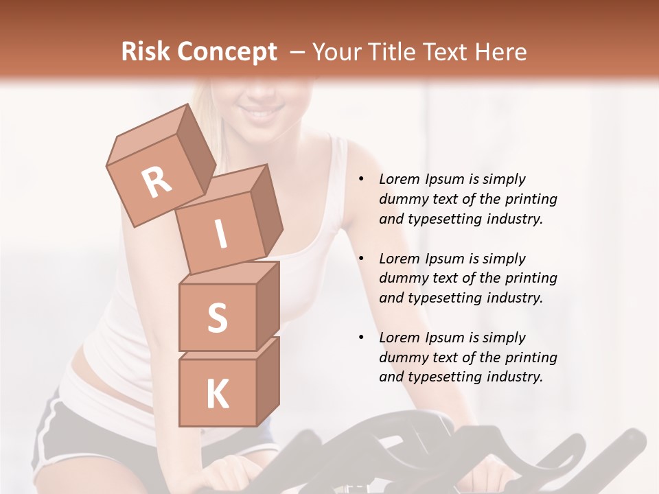 Person Smiling Caucasian PowerPoint Template