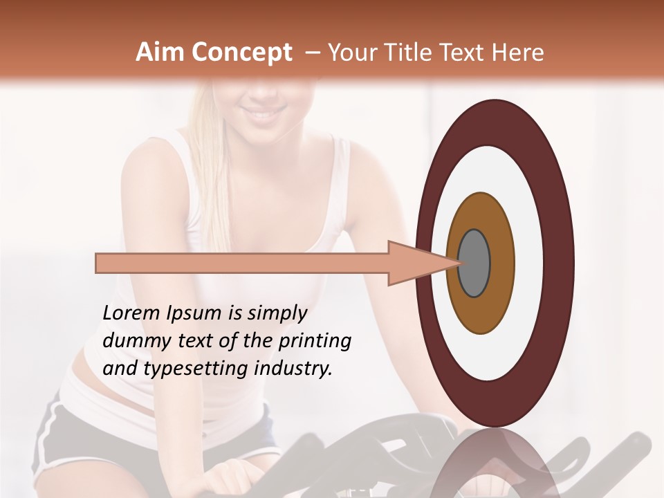 Person Smiling Caucasian PowerPoint Template