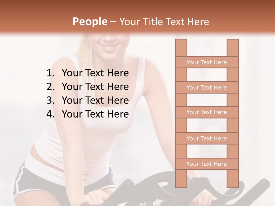 Person Smiling Caucasian PowerPoint Template