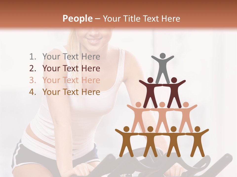 Person Smiling Caucasian PowerPoint Template