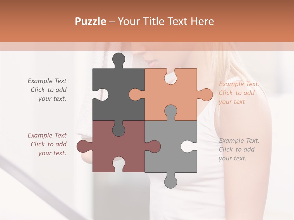 Equipment Wellbeing Fitness PowerPoint Template