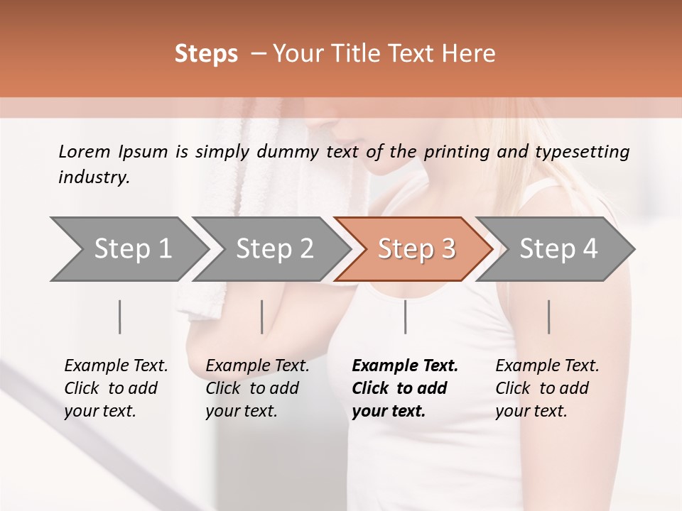 Equipment Wellbeing Fitness PowerPoint Template