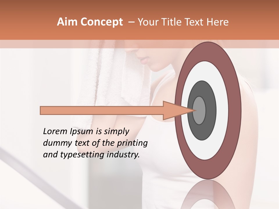 Equipment Wellbeing Fitness PowerPoint Template