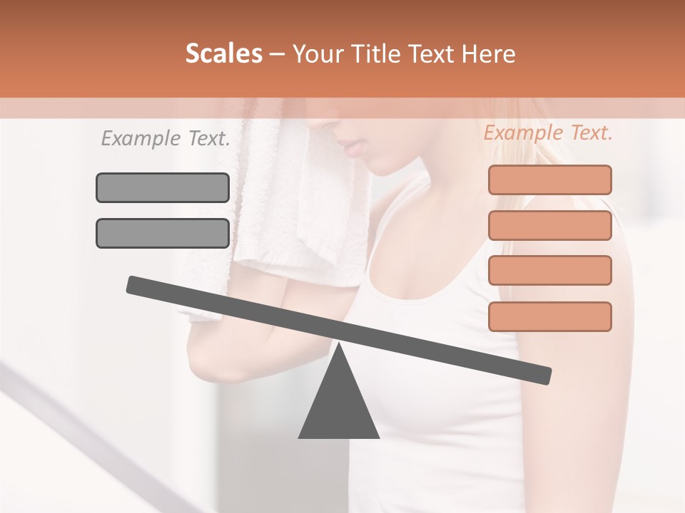 Equipment Wellbeing Fitness PowerPoint Template