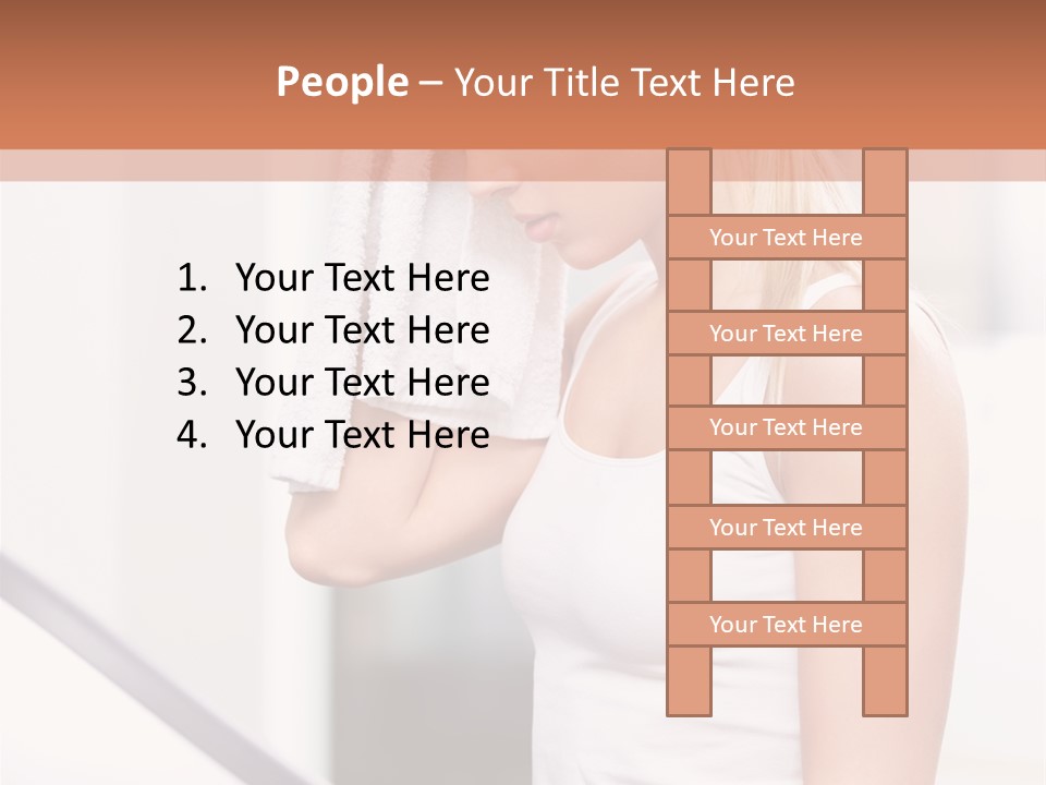 Equipment Wellbeing Fitness PowerPoint Template