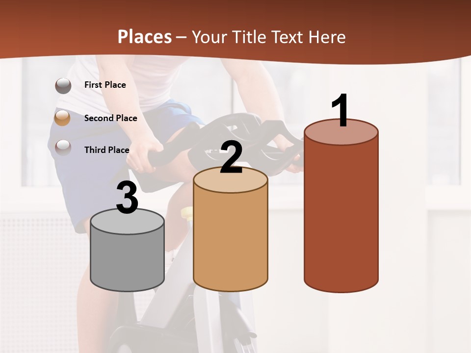 Leisure Young Body PowerPoint Template