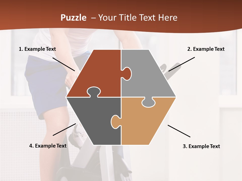 Leisure Young Body PowerPoint Template