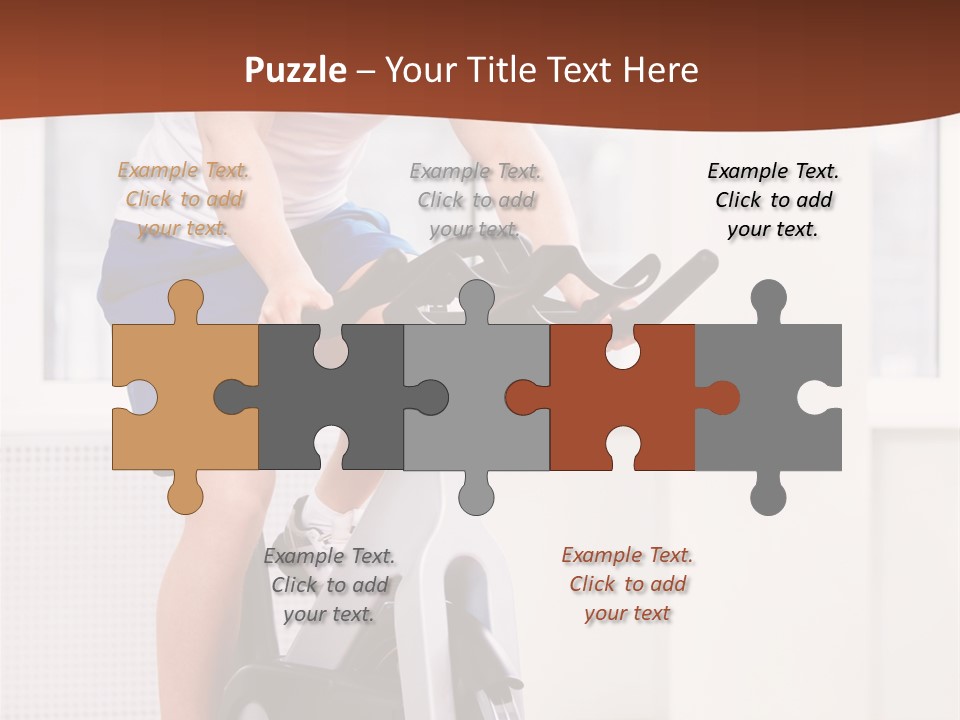 Leisure Young Body PowerPoint Template