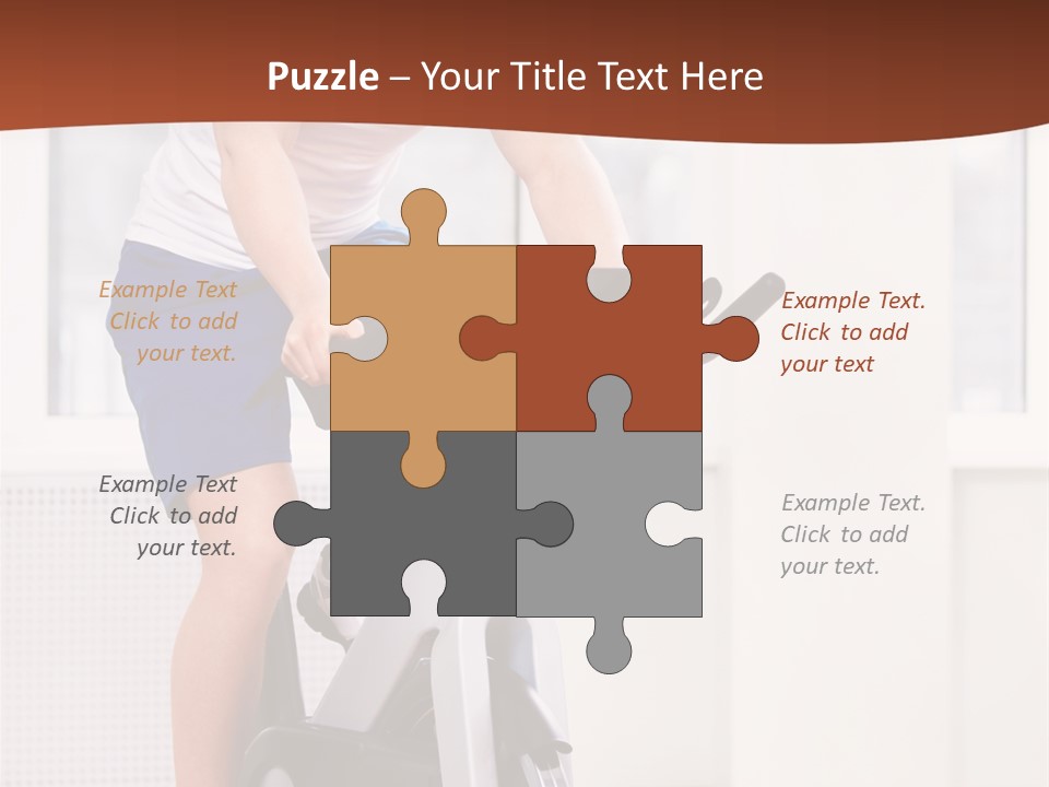 Leisure Young Body PowerPoint Template