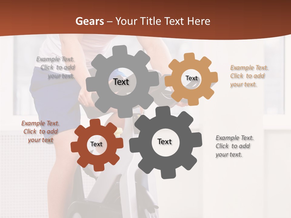 Leisure Young Body PowerPoint Template