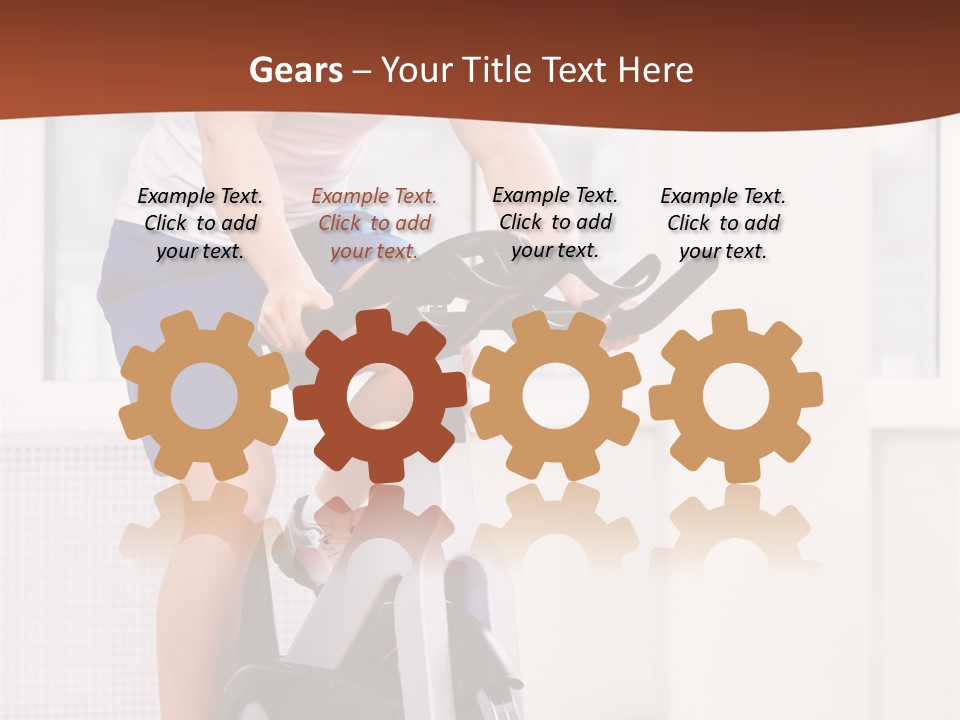 Leisure Young Body PowerPoint Template