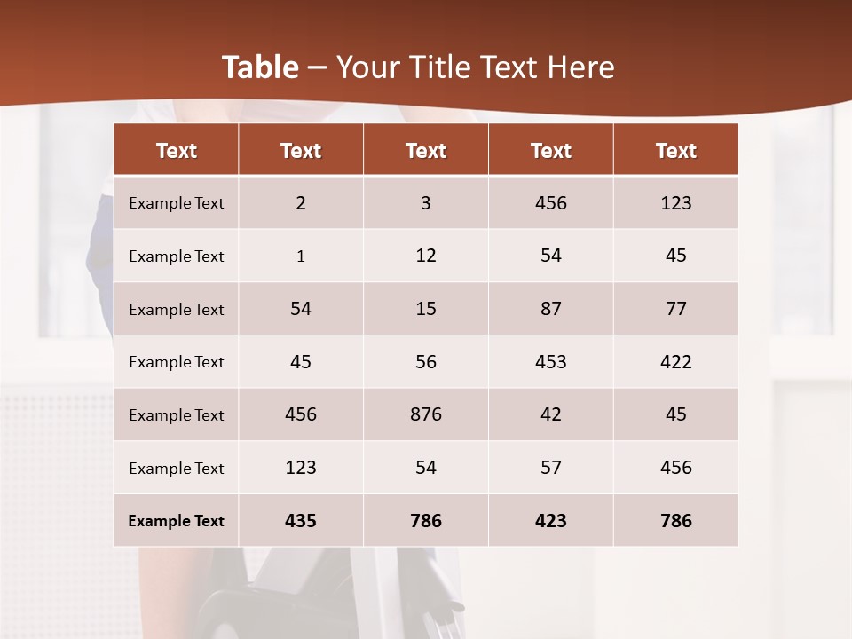 Leisure Young Body PowerPoint Template