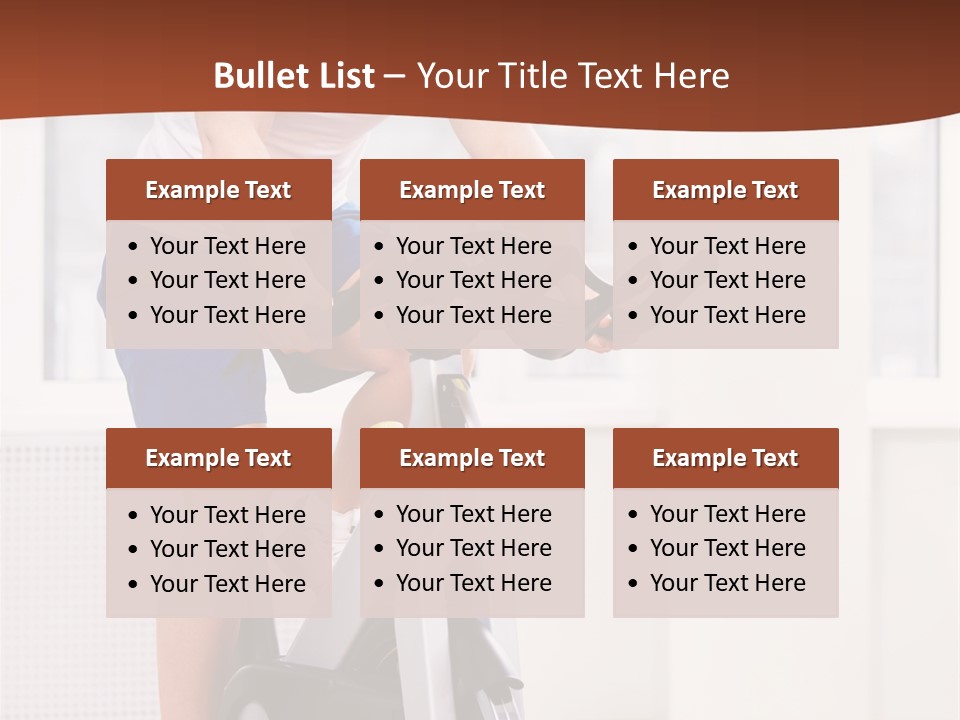 Leisure Young Body PowerPoint Template