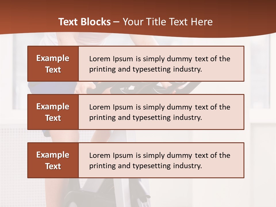 Leisure Young Body PowerPoint Template
