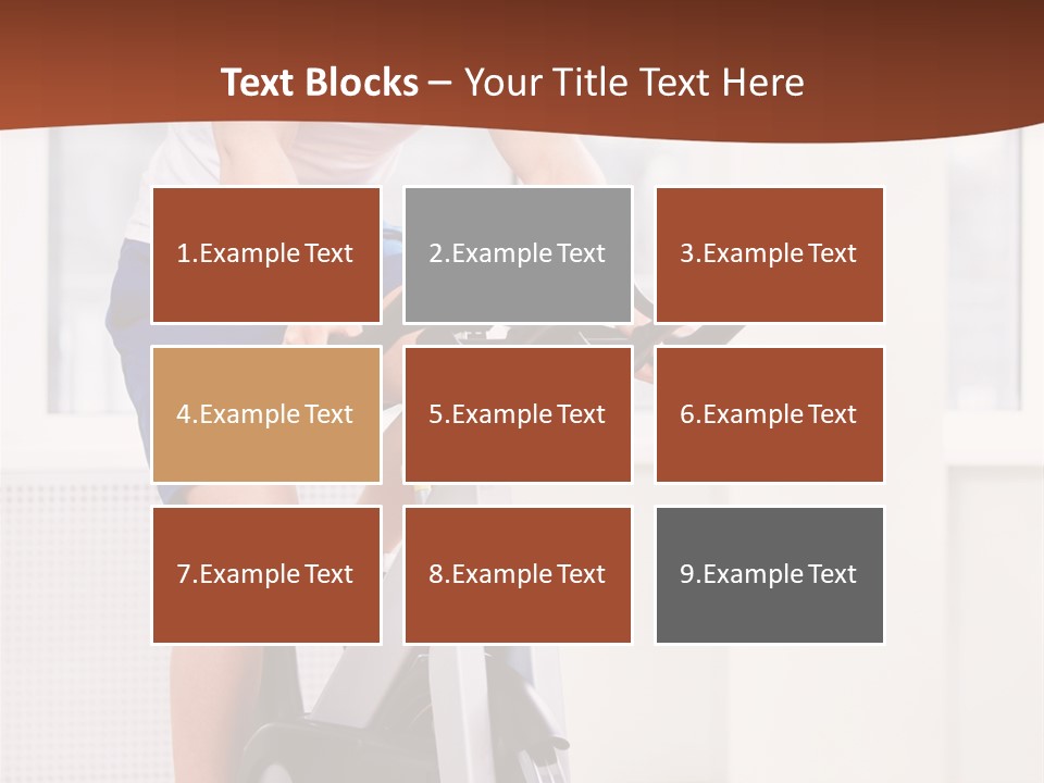 Leisure Young Body PowerPoint Template