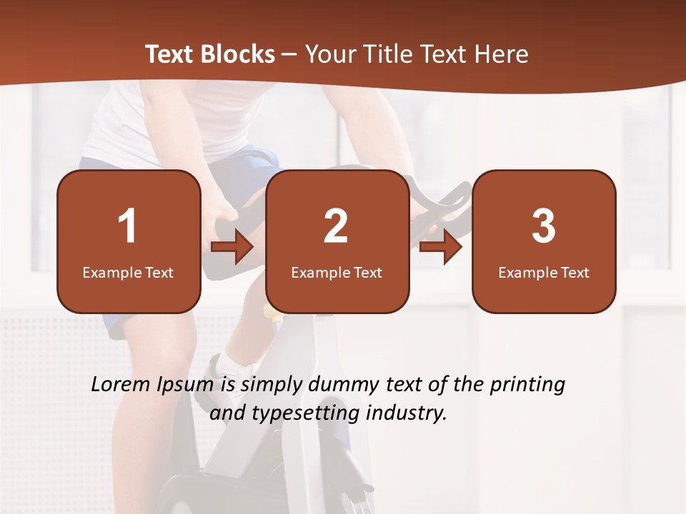 Leisure Young Body PowerPoint Template