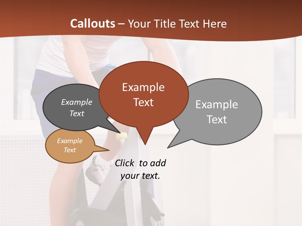 Leisure Young Body PowerPoint Template