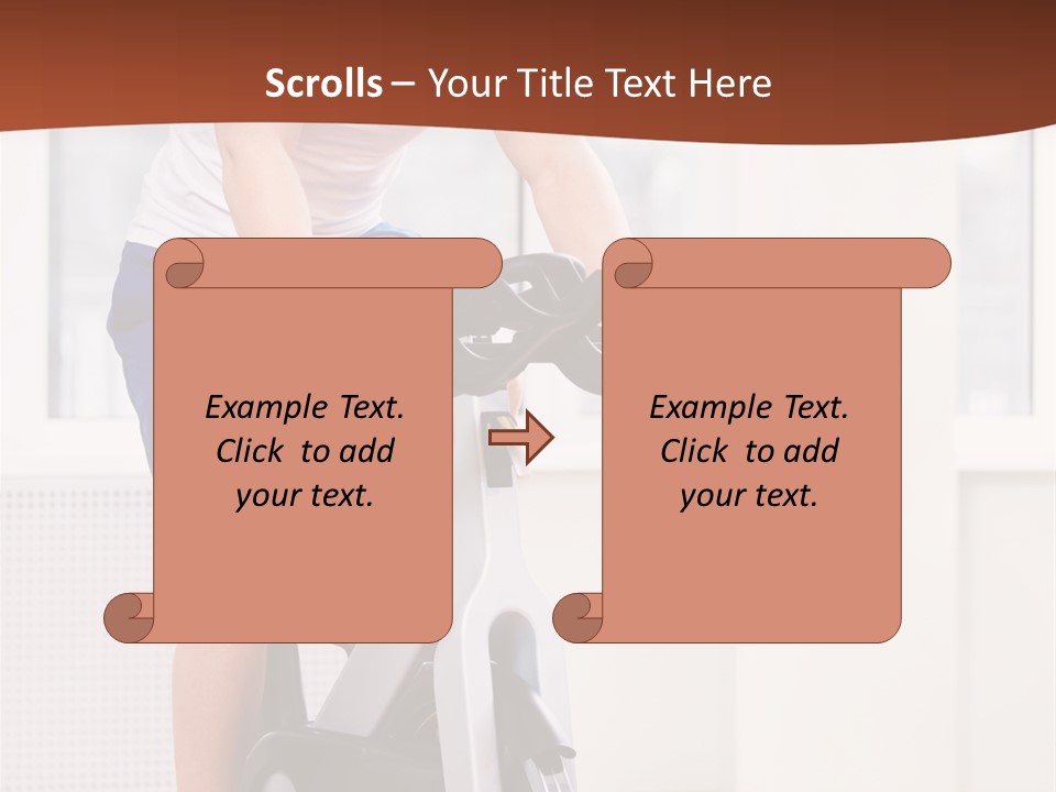 Leisure Young Body PowerPoint Template