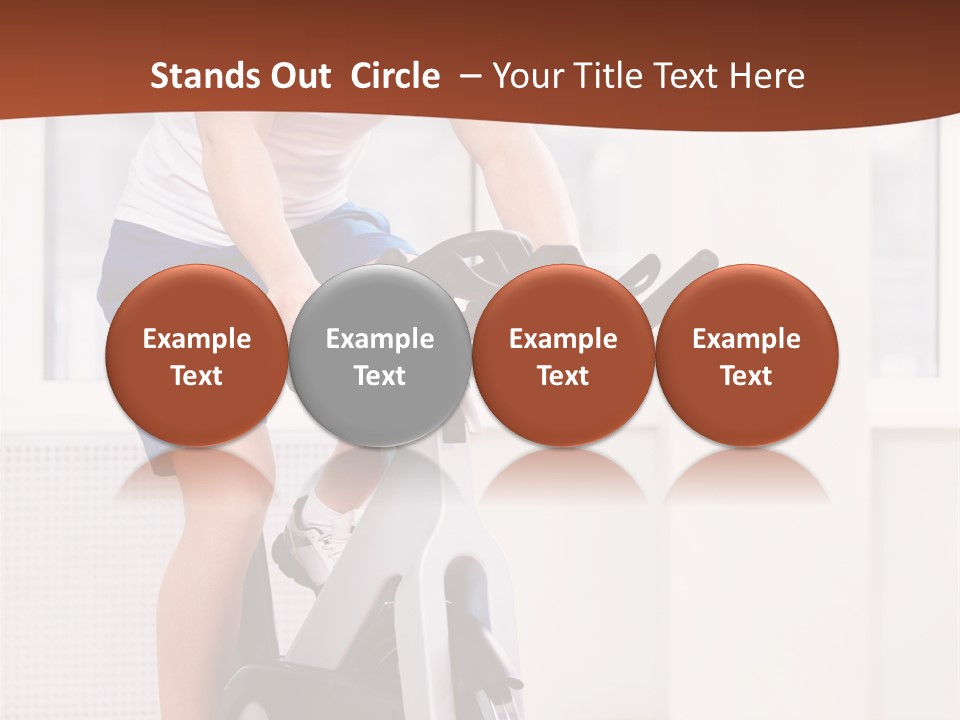 Leisure Young Body PowerPoint Template